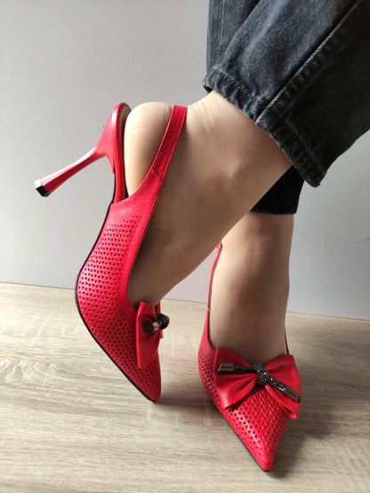SANDALE ELEGANTE DAMA DOGATI 049 933 ROSII
