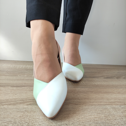 SANDALE ELEGANTE DAMA DOGATI 050 813 ALBE CU ROZ SI VERNIL