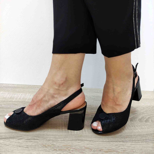 SANDALE ELEGANTE DAMA EPICA 20023D 01-I NEGRE - imagine 5