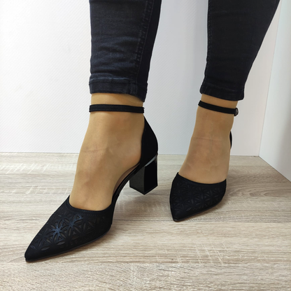 SANDALE ELEGANTE DAMA EPICA 20068A 01-I NEGRE NABUCK