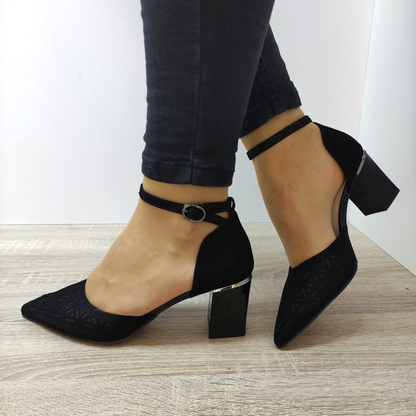 SANDALE ELEGANTE DAMA EPICA 20068A 01-I NEGRE NABUCK