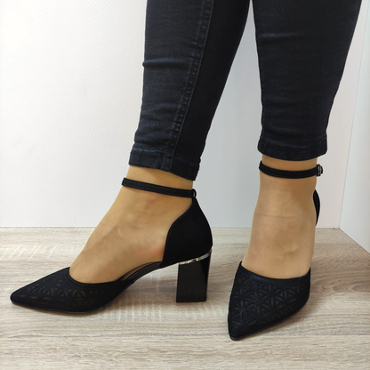 SANDALE ELEGANTE DAMA EPICA 20068A 01-I NEGRE NABUCK
