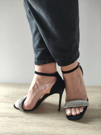 SANDALE ELEGANTE DAMA EPICA 360003A 01-I NEGRE VELUR