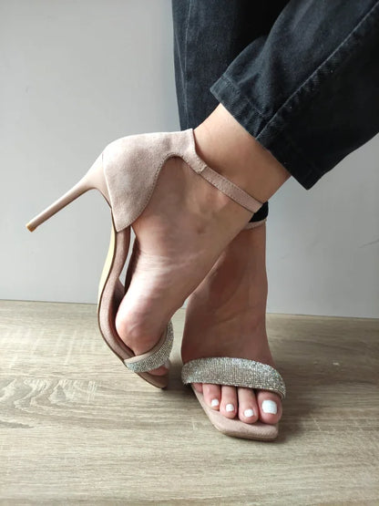 SANDALE ELEGANTE DAMA EPICA 360003B 03-I BEJ NUDE VELUR