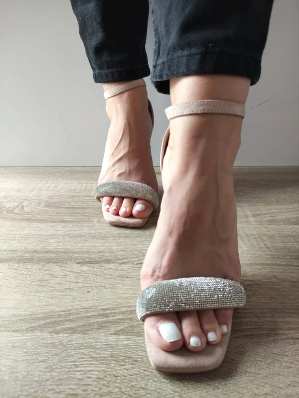 SANDALE ELEGANTE DAMA EPICA 360003B 03-I BEJ NUDE VELUR