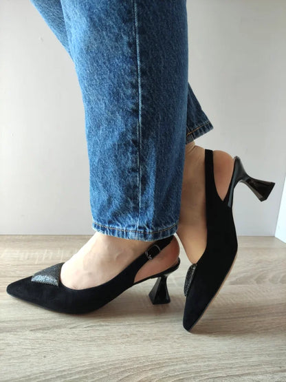 SANDALE ELEGANTE DAMA EPICA 3600408 01-I NEGRE VELUR