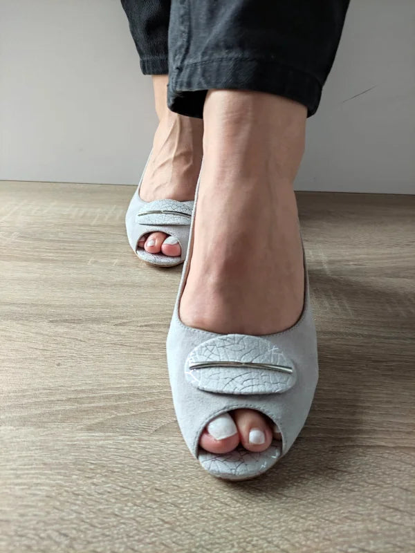 SANDALE ELEGANTE DAMA EPICA 360070B 50-I GRI VELUR