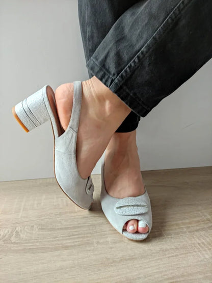 SANDALE ELEGANTE DAMA EPICA 360070B 50-I GRI VELUR