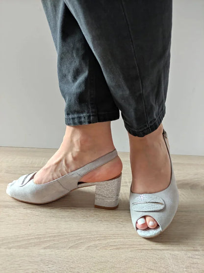 SANDALE ELEGANTE DAMA EPICA 360070B 50-I GRI VELUR