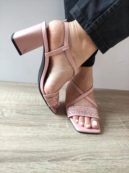 SANDALE ELEGANTE DAMA EPICA HP13TH C5-N NUDE METALIC