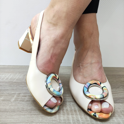 SANDALE ELEGANTE DAMA EPICA Y002BT 03-N ROZ NUDE