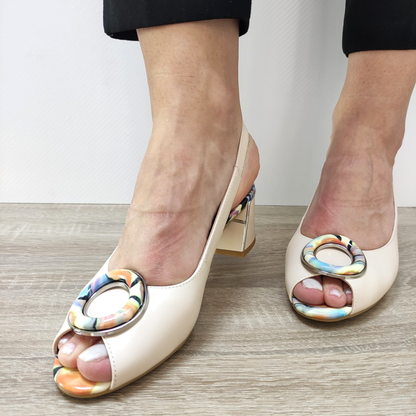 SANDALE ELEGANTE DAMA EPICA Y002BT 03-N ROZ NUDE