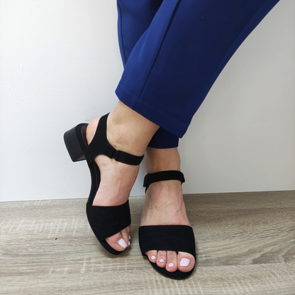 SANDALE ELEGANTE DAMA JANA 28260 NEGRE