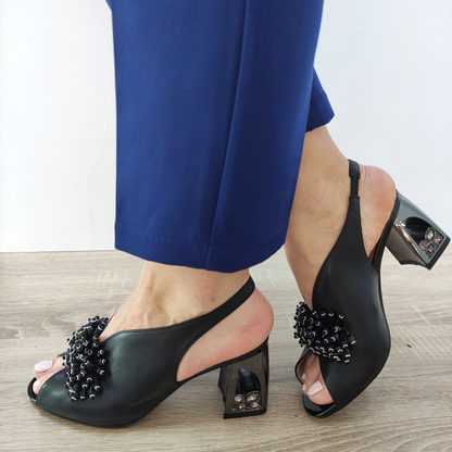 SANDALE ELEGANTE DAMA JOSE SIMON KD815-2A NEGRE
