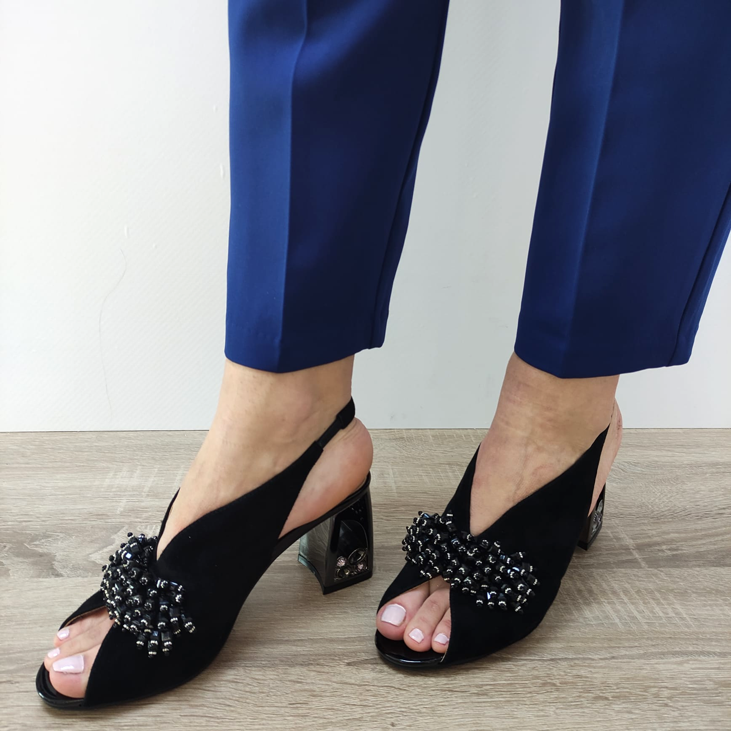 SANDALE ELEGANTE DAMA JOSE SIMON KD815-2B NEGRE