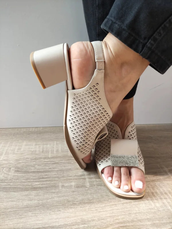 SANDALE ELEGANTE DAMA KARISMA 60003A 03-N BEJ