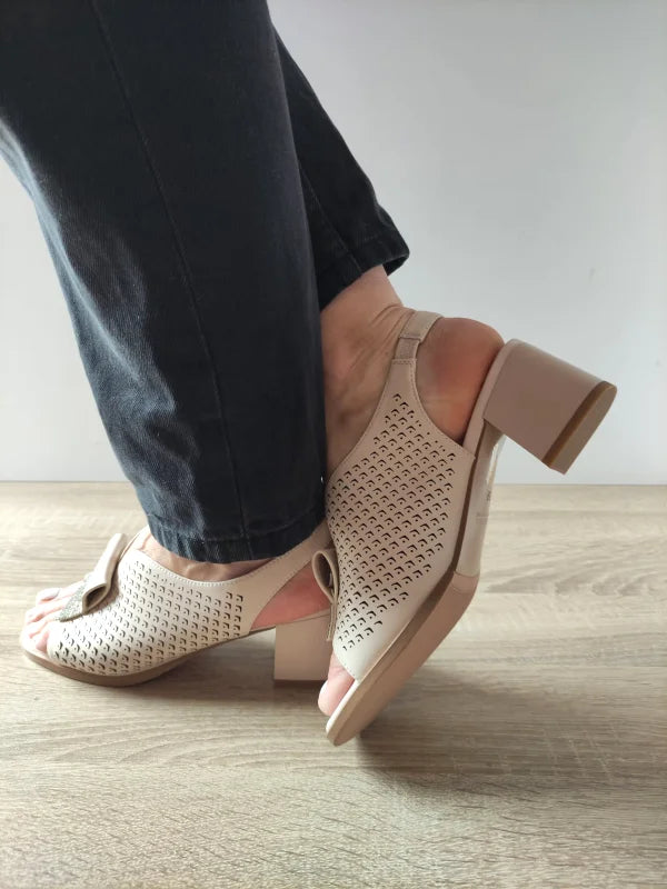 SANDALE ELEGANTE DAMA KARISMA 60003A 03-N BEJ