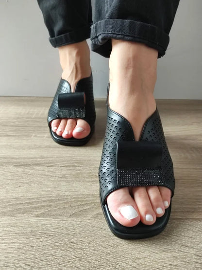 SANDALE ELEGANTE DAMA KARISMA 60003C 01-N NEGRE