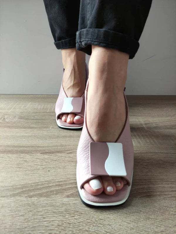 SANDALE ELEGANTE DAMA KARISMA 60020B C5-N ROZ