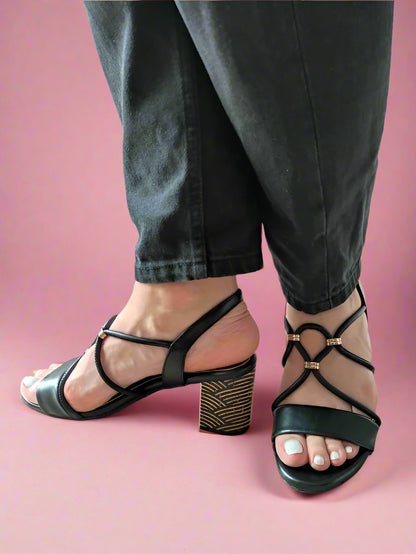 SANDALE ELEGANTE DAMA MARCO TOZZI 28311-44 NEGRE