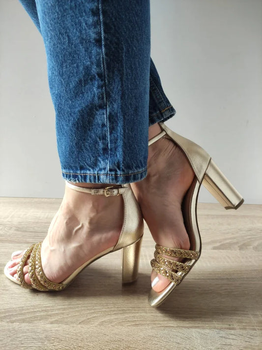 SANDALE ELEGANTE DAMA MARCO TOZZI 28318-44 GOLD
