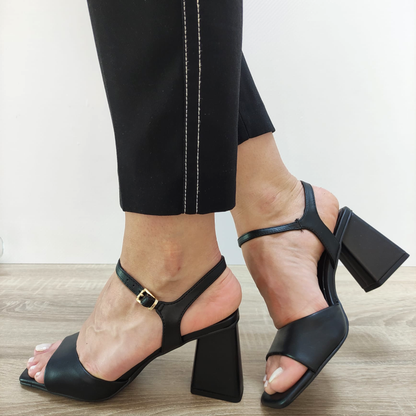 SANDALE ELEGANTE DAMA MARCO TOZZI 28321 NEGRE