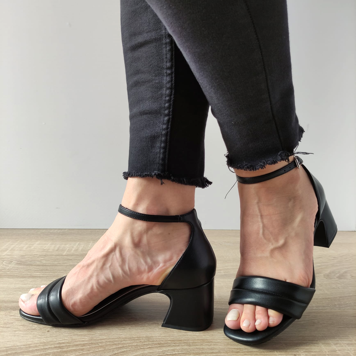SANDALE ELEGANTE DAMA MARCO TOZZI 28337-42 NEGRE - imagine 2