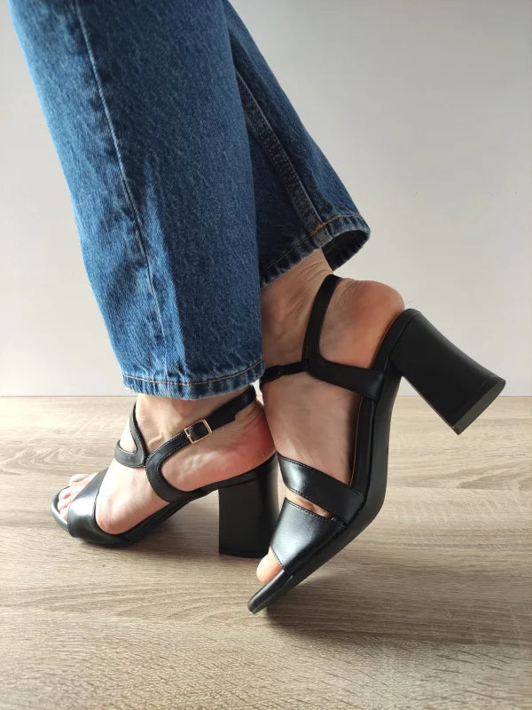 SANDALE ELEGANTE DAMA MARCO TOZZI 28376-44 NEGRE - imagine 5