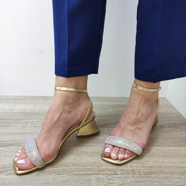 SANDALE ELEGANTE DAMA MENBUR 23802 GOLD - imagine 5