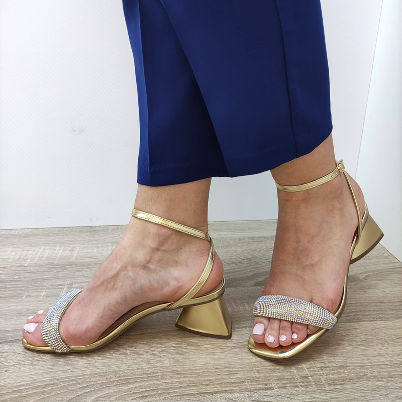 SANDALE ELEGANTE DAMA MENBUR 23802 GOLD - imagine 2