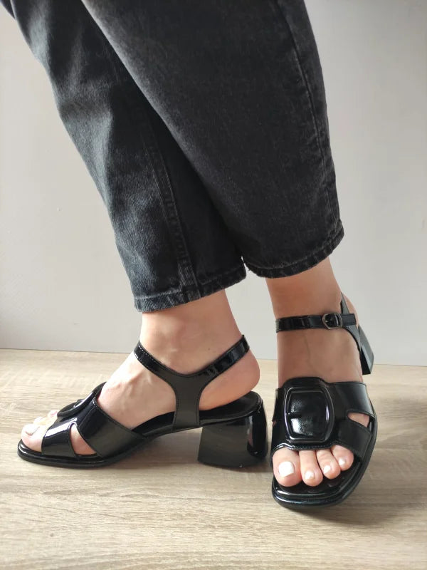 SANDALE ELEGANTE DAMA PASS 160032B 01-L NEGRE LAC