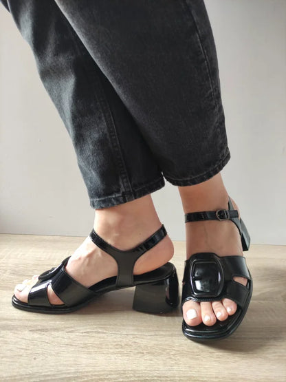 SANDALE ELEGANTE DAMA PASS 160032B 01-L NEGRE LAC