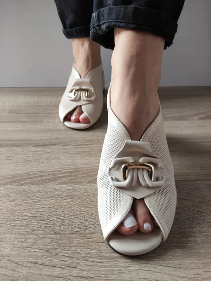 SANDALE ELEGANTE DAMA PASS 60016B 52-N BEJ