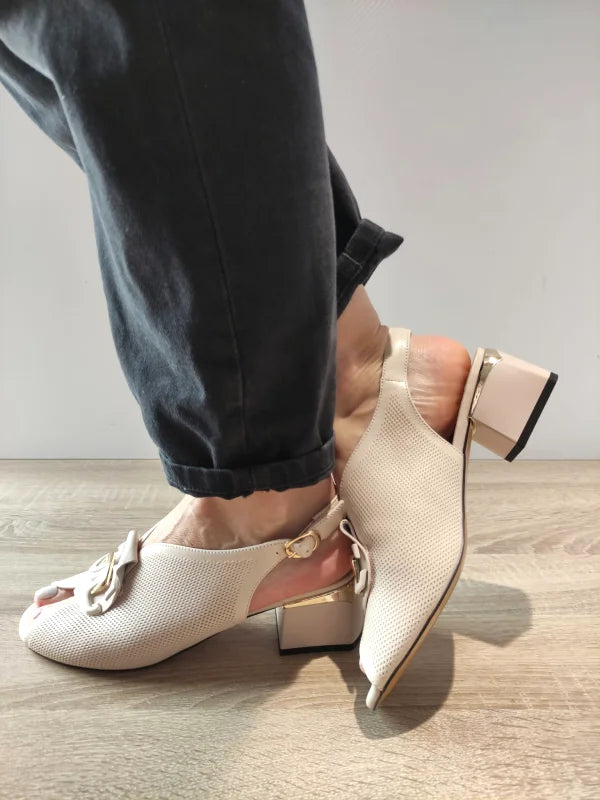 SANDALE ELEGANTE DAMA PASS 60016B 52-N BEJ