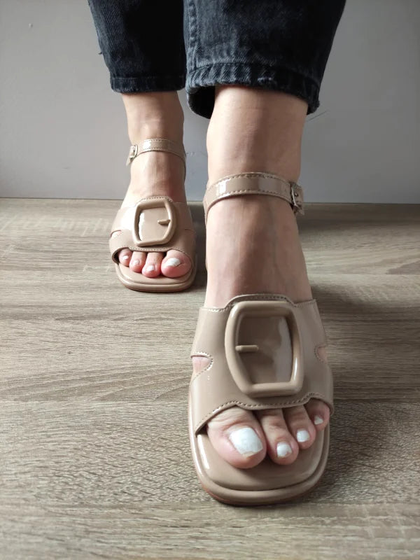 SANDALE ELEGANTE DAMA PASS 60032A 03-L BEJ LAC