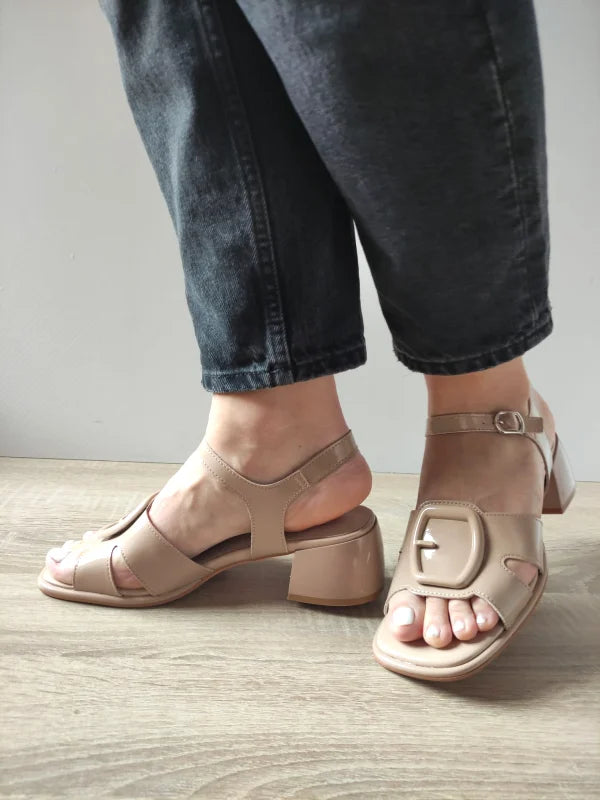 SANDALE ELEGANTE DAMA PASS 60032A 03-L BEJ LAC