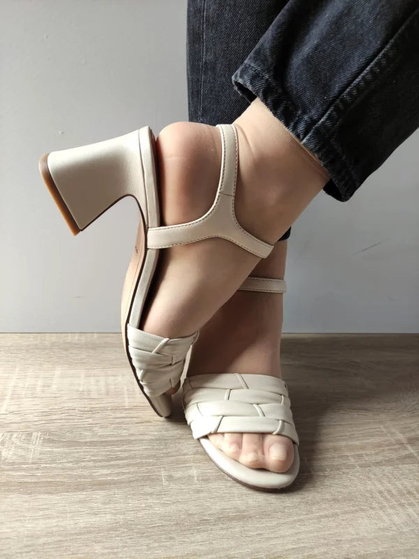 SANDALE ELEGANTE DAMA TAMARIS 28005-42 BEJ IVORY