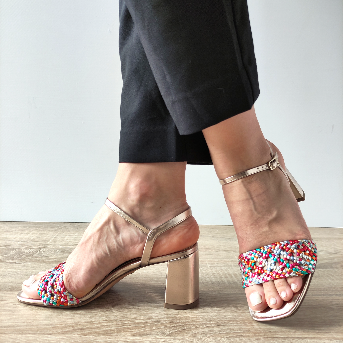 SANDALE ELEGANTE DAMA TAMARIS 28055-42 MULTICOLOR