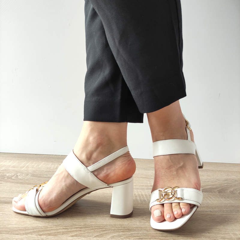 SANDALE ELEGANTE DAMA TAMARIS 28333-42 OFF WHITE - imagine 2