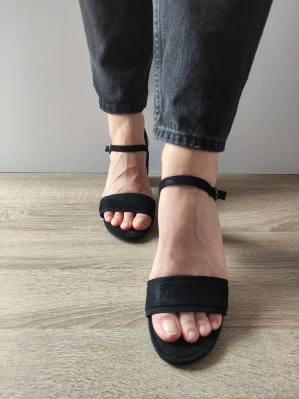 SANDALE ELEGANTE DAMA TAMARIS 28344-44 NEGRE VELUR