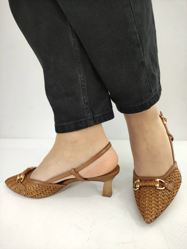 SANDALE ELEGANTE DAMA TAMARIS 29634-44 MARO COGNAC