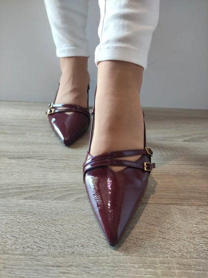 SANDALE ELEGANTE DAMA TAMARIS 29660-45 BORDO LAC