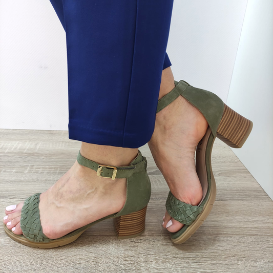 SANDALE ELEGANTE DAMA TAMARIS 88312-20 KAKI VELUR