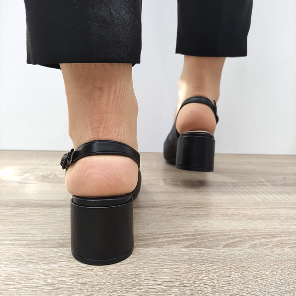 SANDALE ELEGANTE DAMA TAMARIS 89500-42 NEGRE - imagine 3