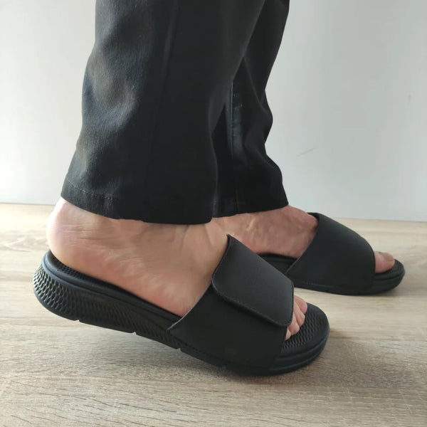 SLAPI BARBATI SKECHERS 229033 NEGRI - imagine 4
