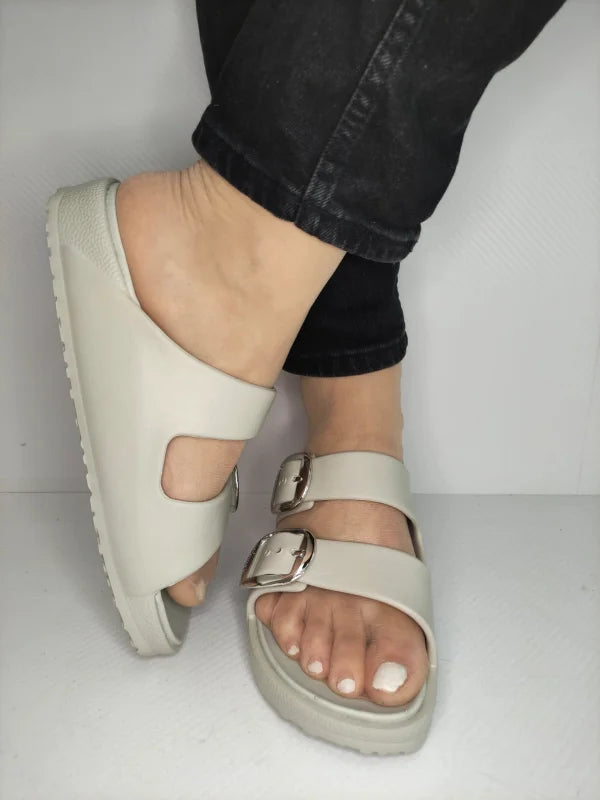 SLAPI DAMA SKECHERS 111592 NAT - imagine 4