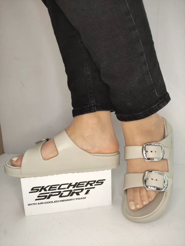SLAPI DAMA SKECHERS 111592 NAT - imagine 3