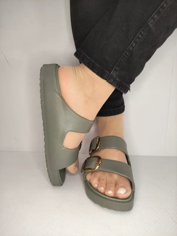 SLAPI DAMA SKECHERS 111592 OLV - imagine 4