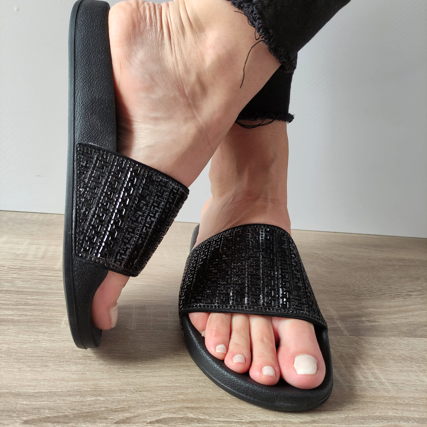 SLAPI DAMA SKECHERS 119320 BBK