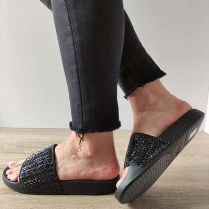 SLAPI DAMA SKECHERS 119320 BBK